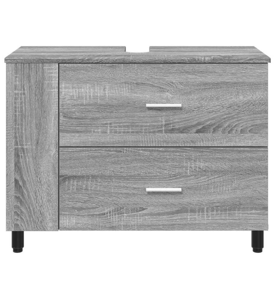 Waschtisch Grau Sonoma 80 x 35 x 60 cm Holzwerkstoff
