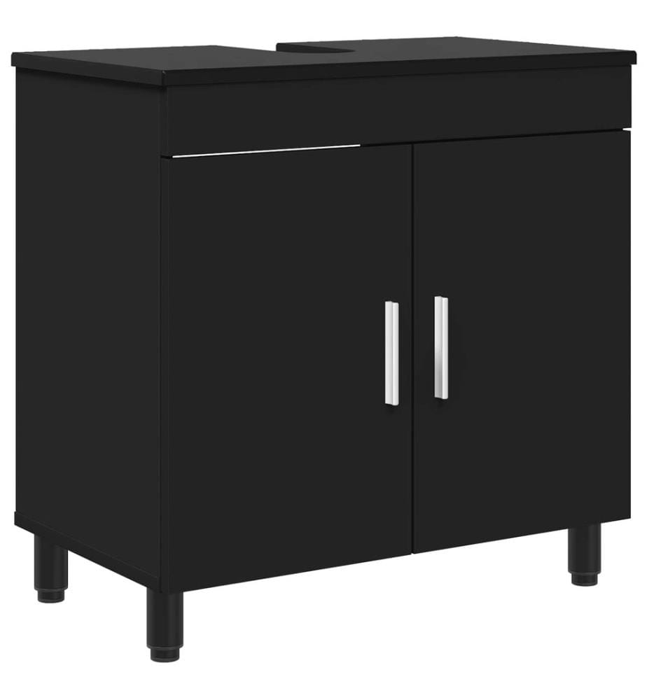 Waschtisch Schwarz 60 x 35 x 60 cm Holzwerkstoff