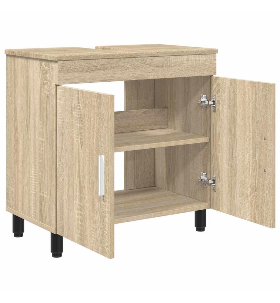 Waschtisch Sonoma-Eiche 60 x 35 x 60 cm Holzwerkstoff