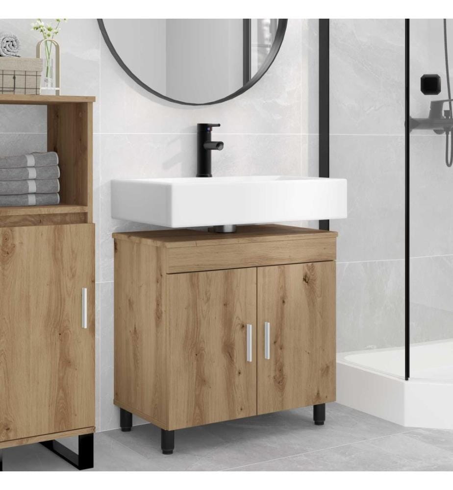 Unité de vanité de salle de bain Chêne artisanal