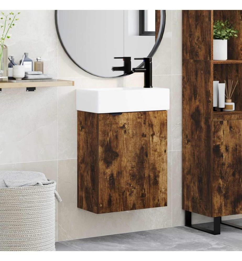 Badezimmer Waschtischunterschrank mit Wasserhahn