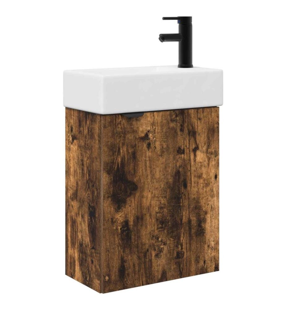 Badezimmer Waschtischunterschrank mit Wasserhahn