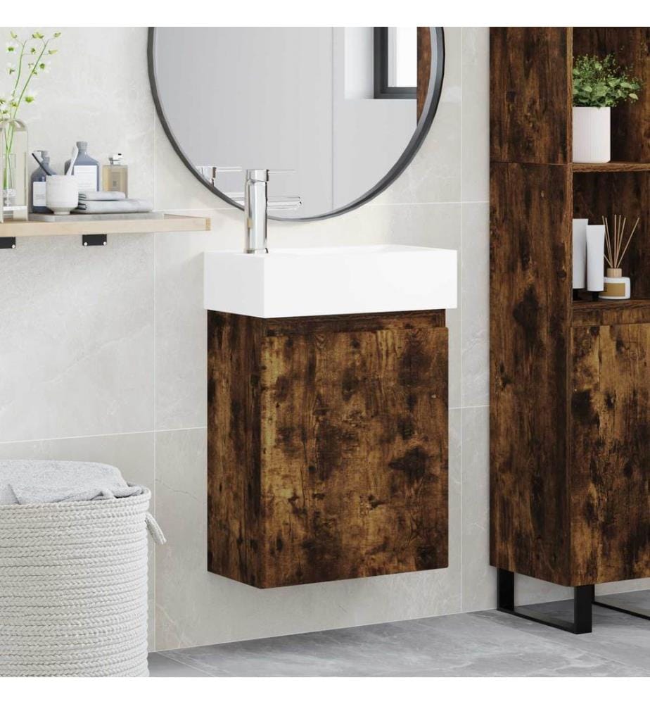 Badezimmer Waschtischunterschrank mit Wasserhahn