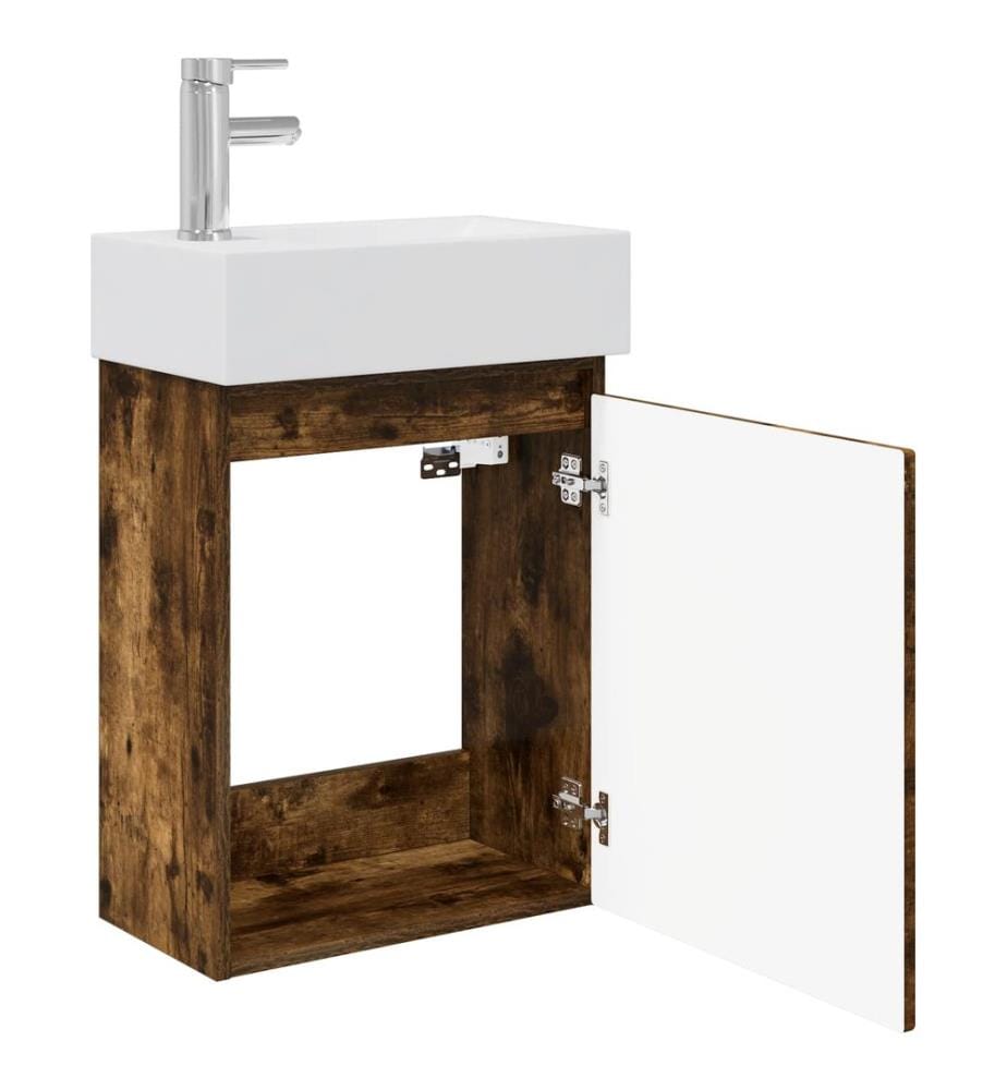 Badezimmer Waschtischunterschrank mit Wasserhahn