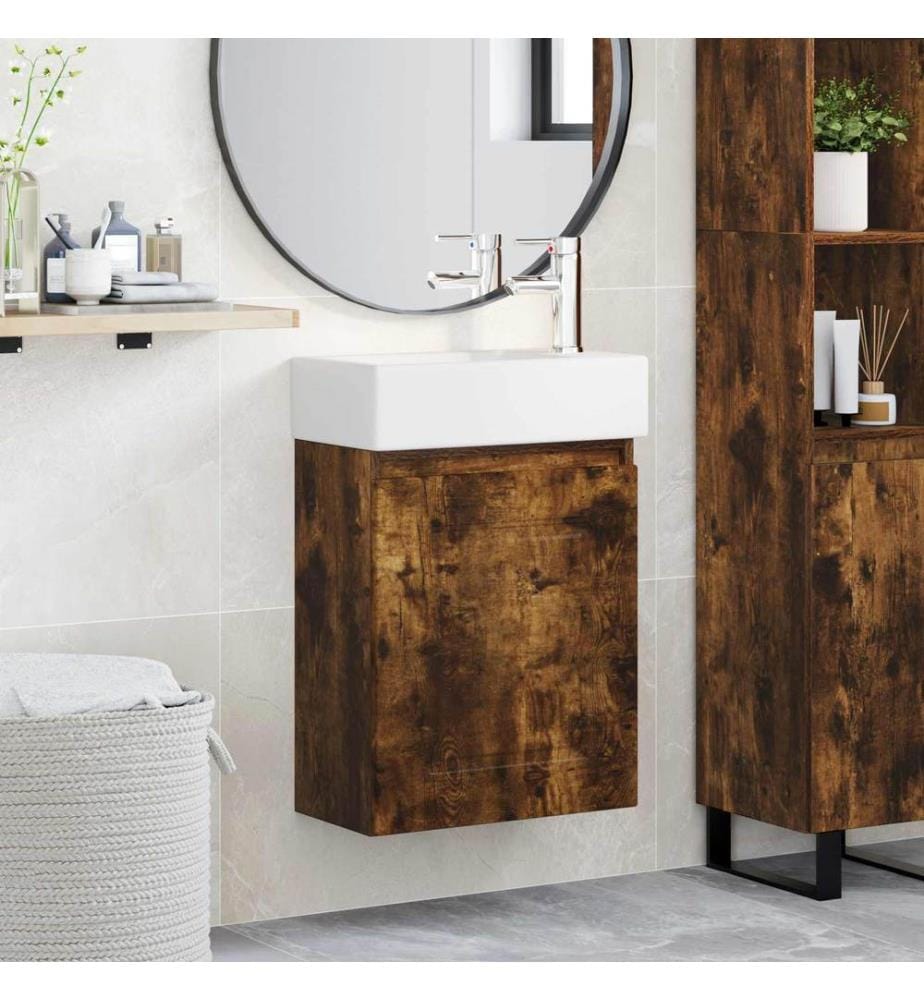 Badezimmer Waschtischunterschrank mit Wasserhahn