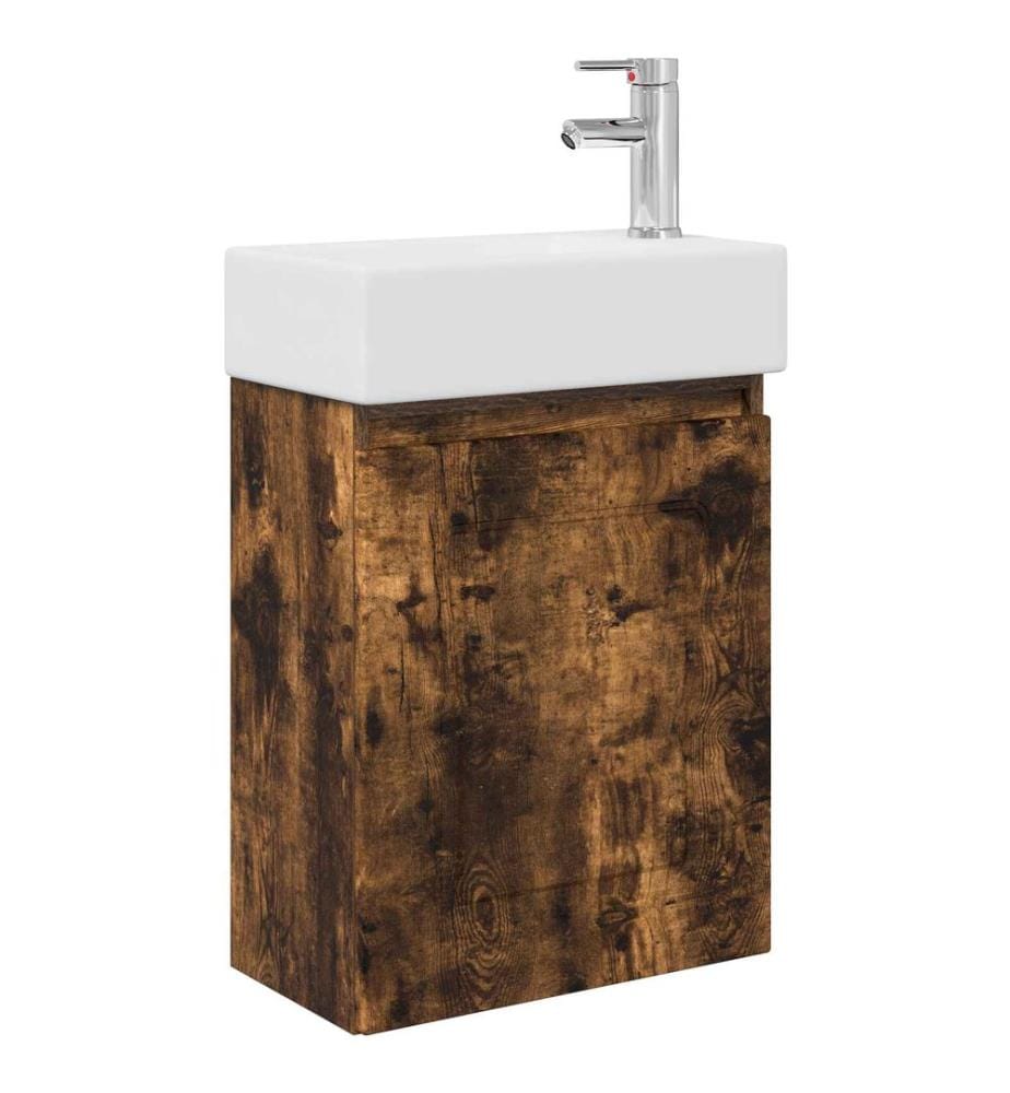 Badezimmer Waschtischunterschrank mit Wasserhahn