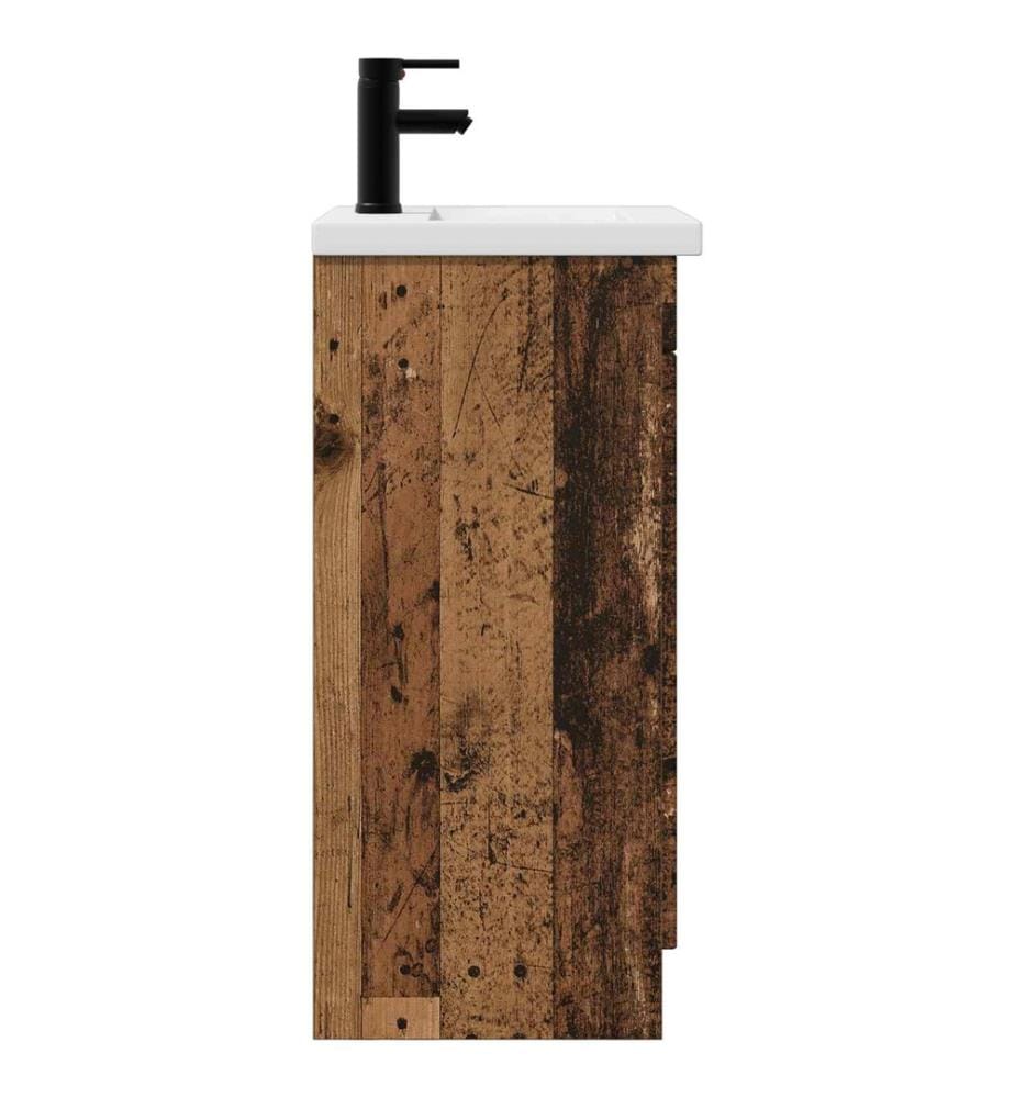 Meuble de salle de bain avec évier Bois ancien