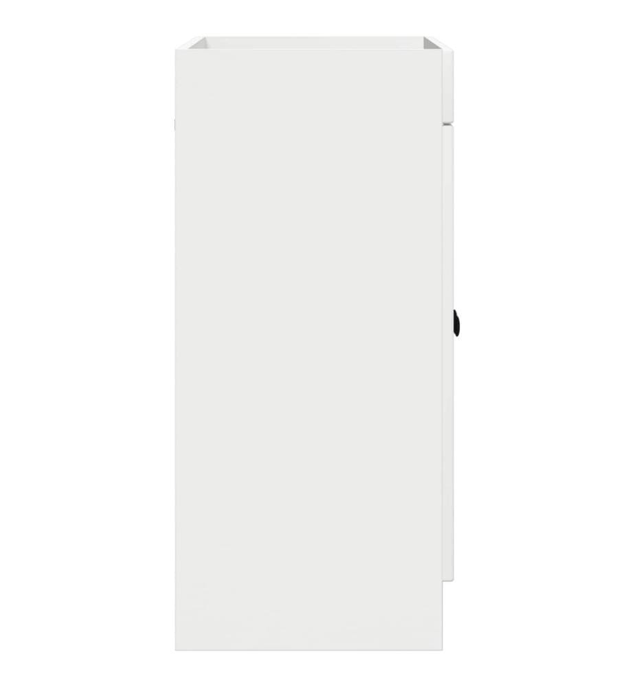 Armoire sous évier de salle de bain Blanc 78,5 x 37,5 x 81 cm