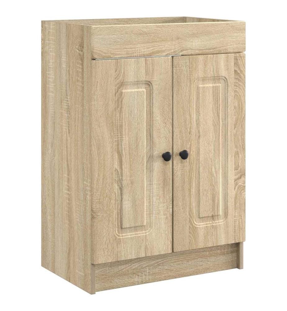 Unter dem Waschbecken Badschrank Sonoma-Eiche