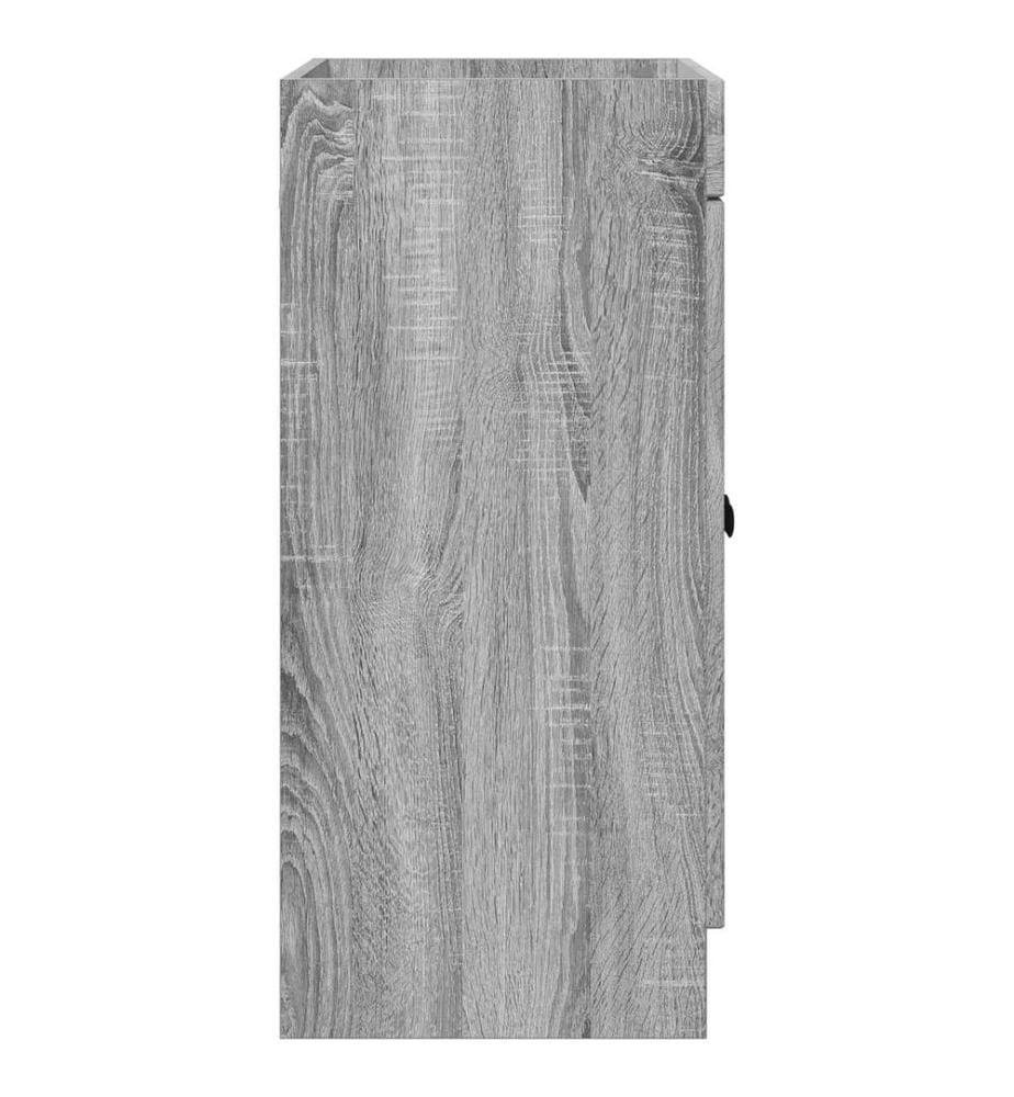Unter dem Waschbecken Badschrank Grau Sonoma