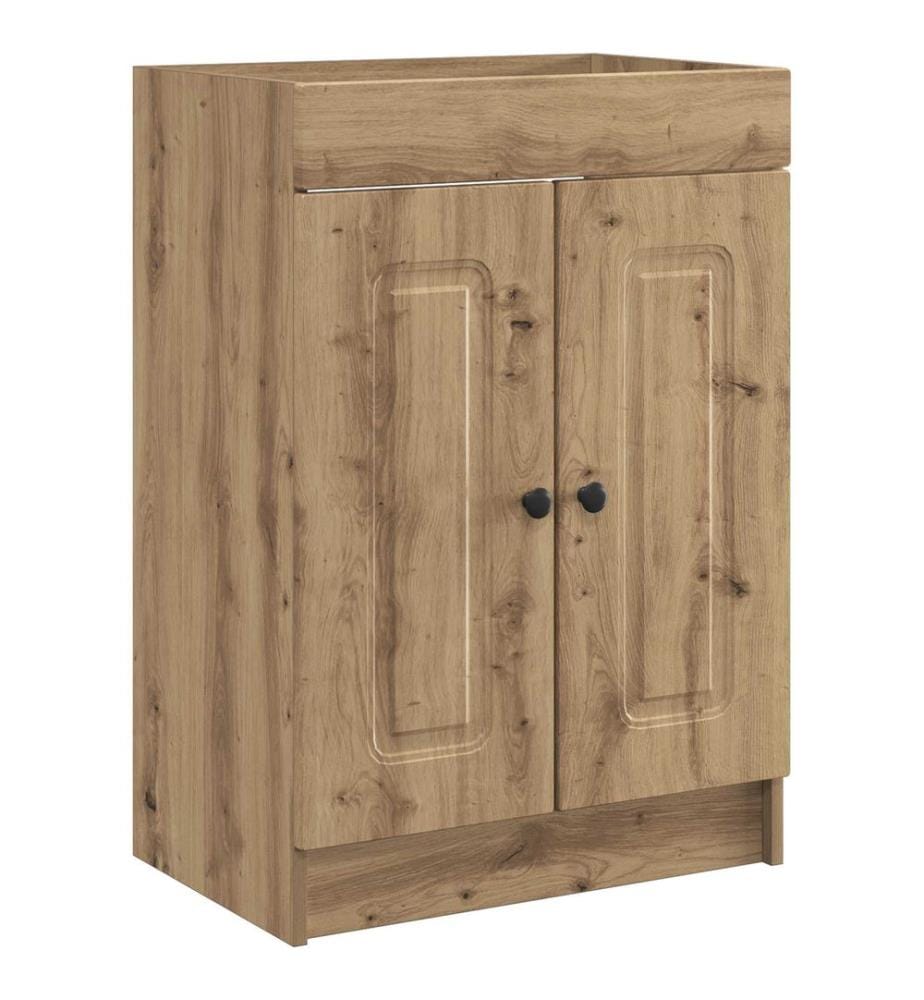 Unter dem Waschbecken Badschrank Artisan-Eiche