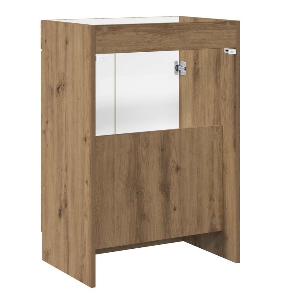 Unter dem Waschbecken Badschrank Artisan-Eiche