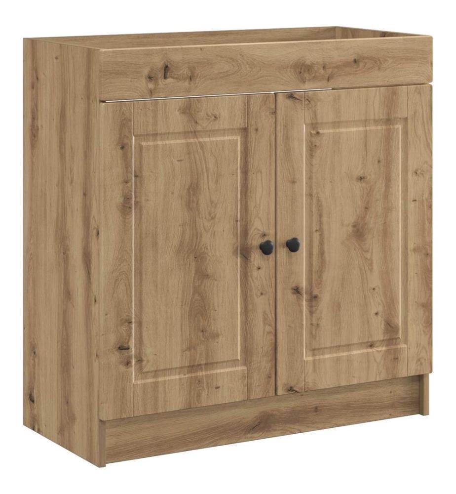 Unter dem Waschbecken Badschrank Artisan-Eiche