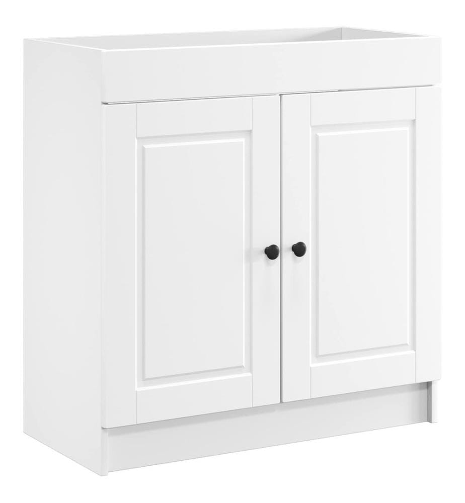 Armoire sous évier de salle de bain Blanc 78,5 x 37,5 x 81 cm