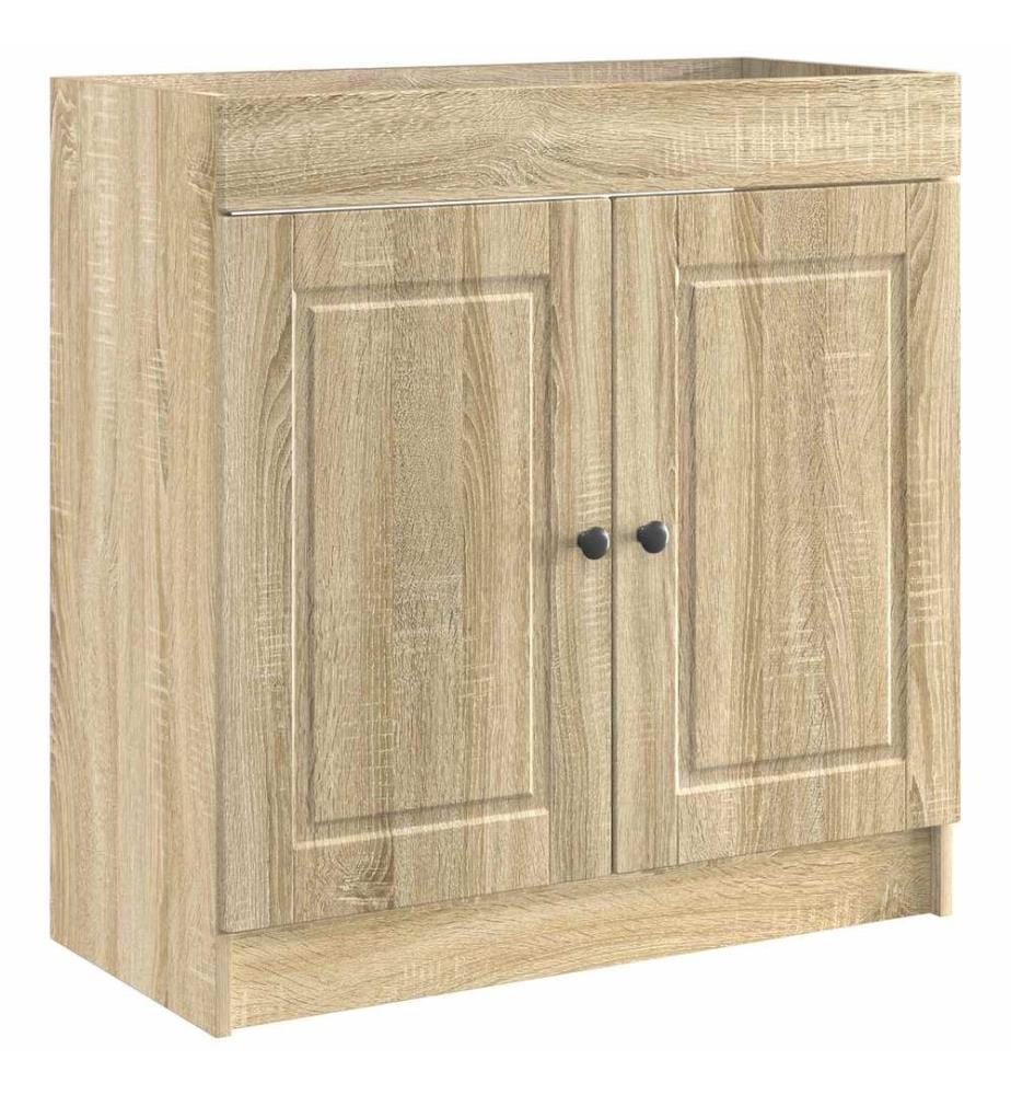 Unter dem Waschbecken Badschrank Sonoma-Eiche