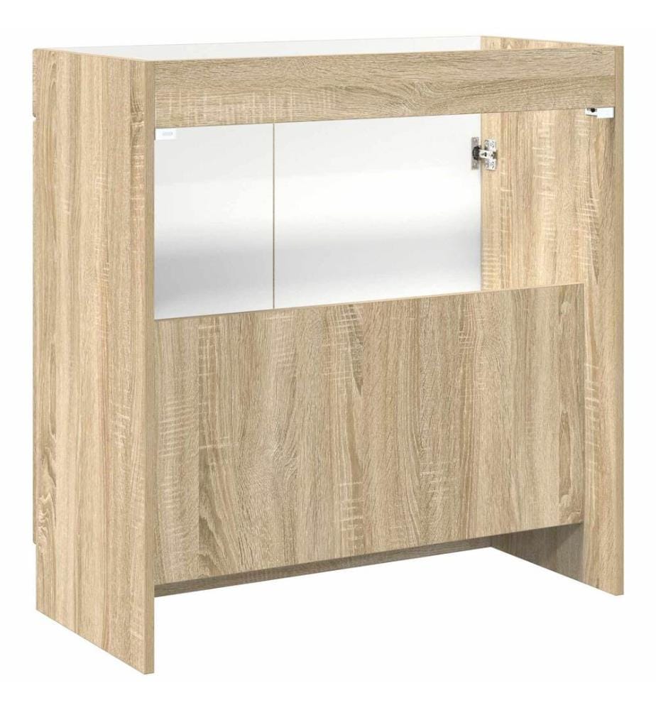 Unter dem Waschbecken Badschrank Sonoma-Eiche
