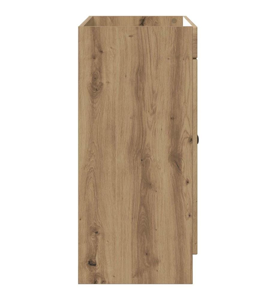 Unter dem Waschbecken Badschrank Artisan-Eiche