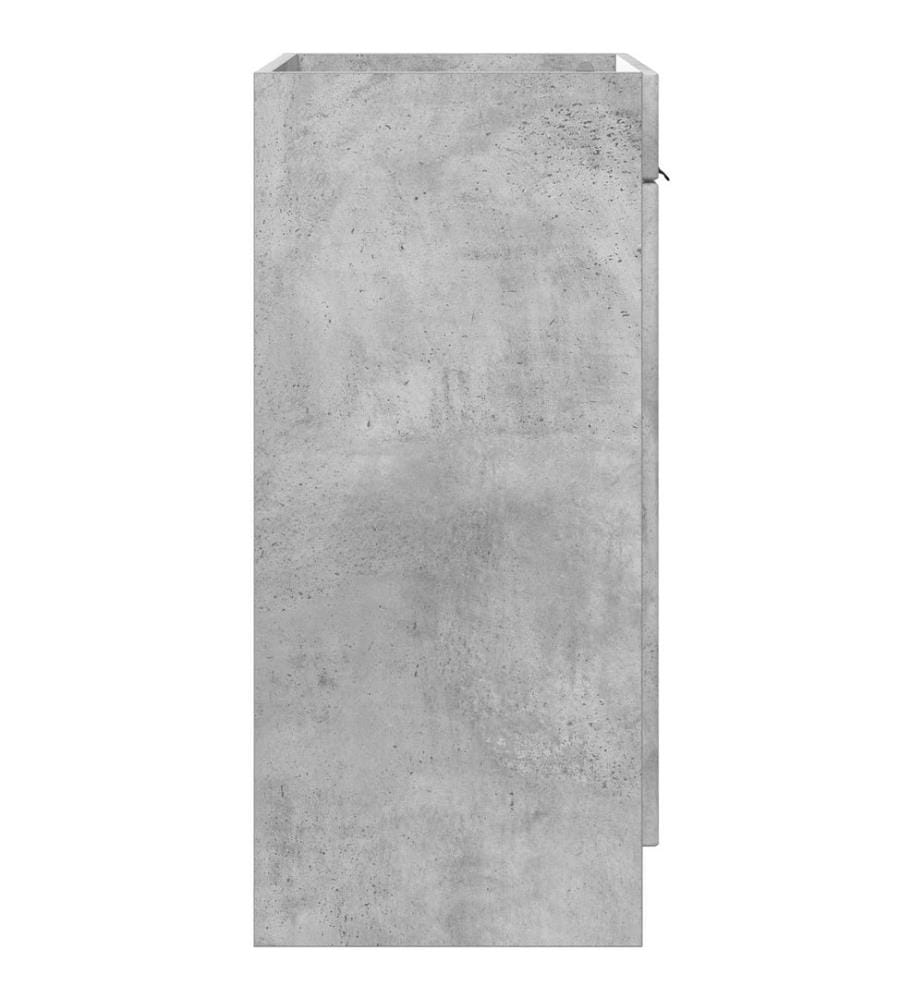 Armoire sous évier de salle de bain Gris béton