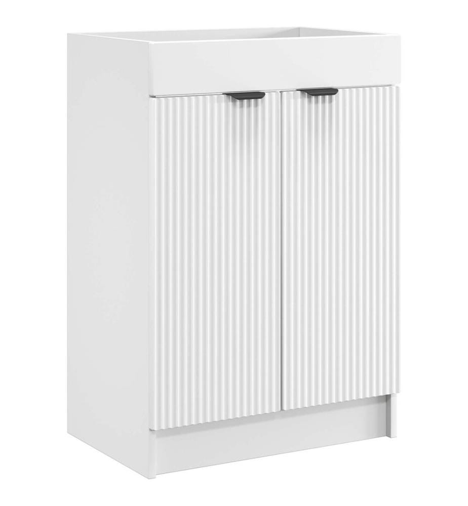 Armoire sous évier de salle de bain Blanc 78,5 x 37,5 x 81 cm