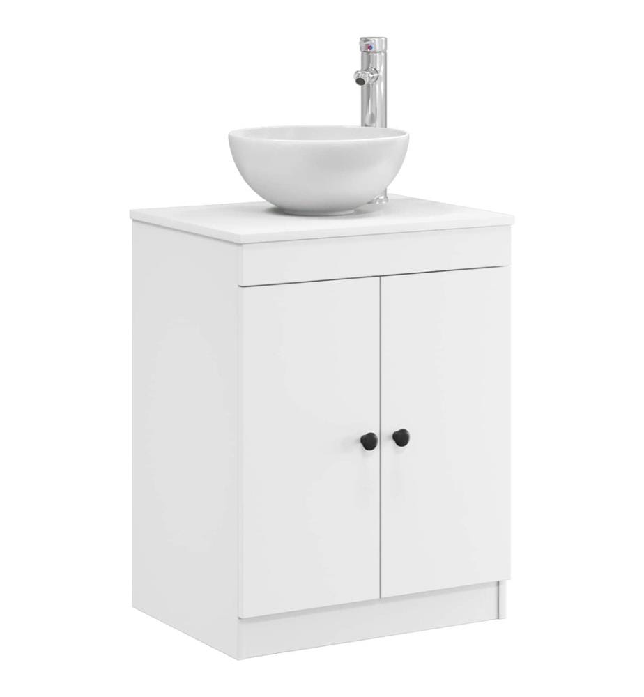 Badezimmerschrank Weiss 54 x 41 x 70 cm Holzwerkstoff