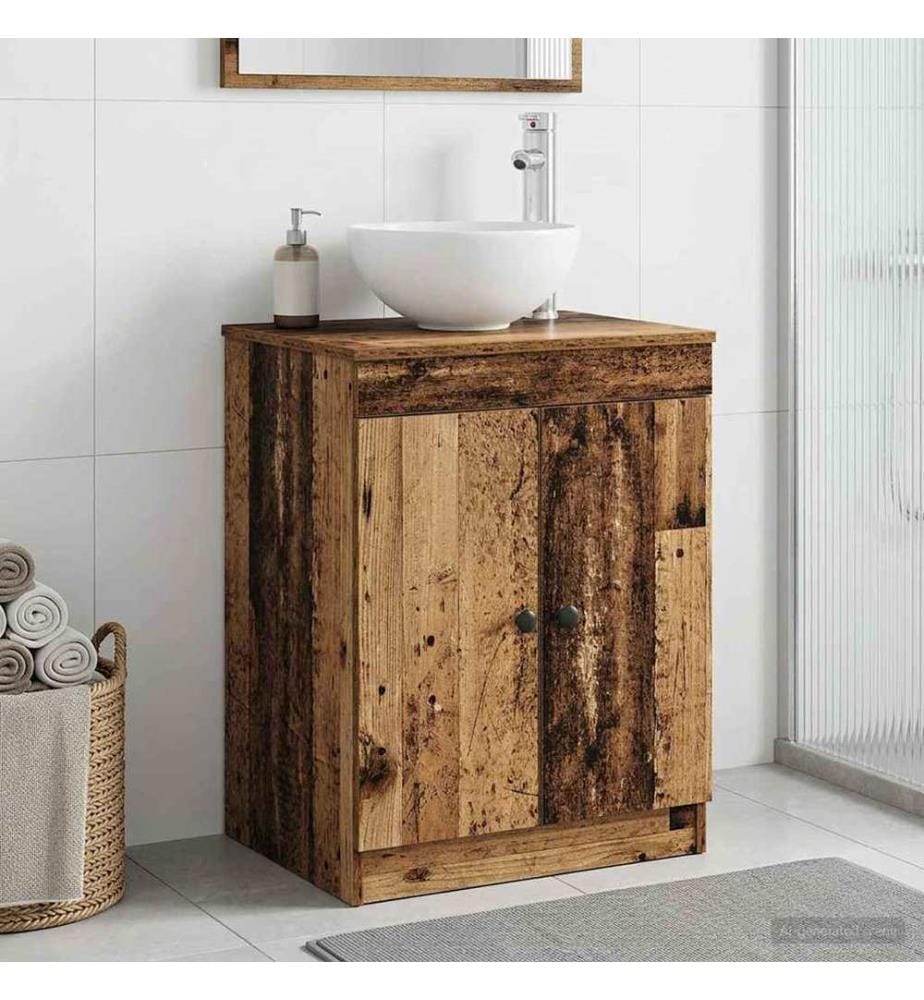 Badezimmerschrank Altholz 54 x 41 x 70 cm Holzwerkstoff