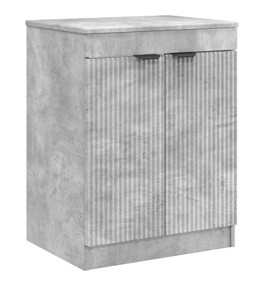 Armoire de salle de bain Gris béton 54 x 41 x 70 cm