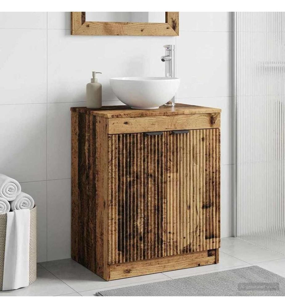 Badezimmerschrank Altholz 54 x 41 x 70 cm Holzwerkstoff