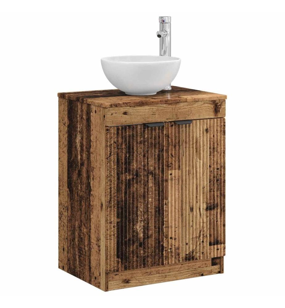 Badezimmerschrank Altholz 54 x 41 x 70 cm Holzwerkstoff