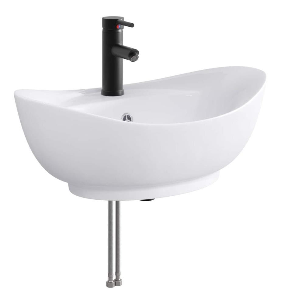 Waschbecken fürs Badezimmer Matt Schwarz 59 x 35 x 21 cm Metall