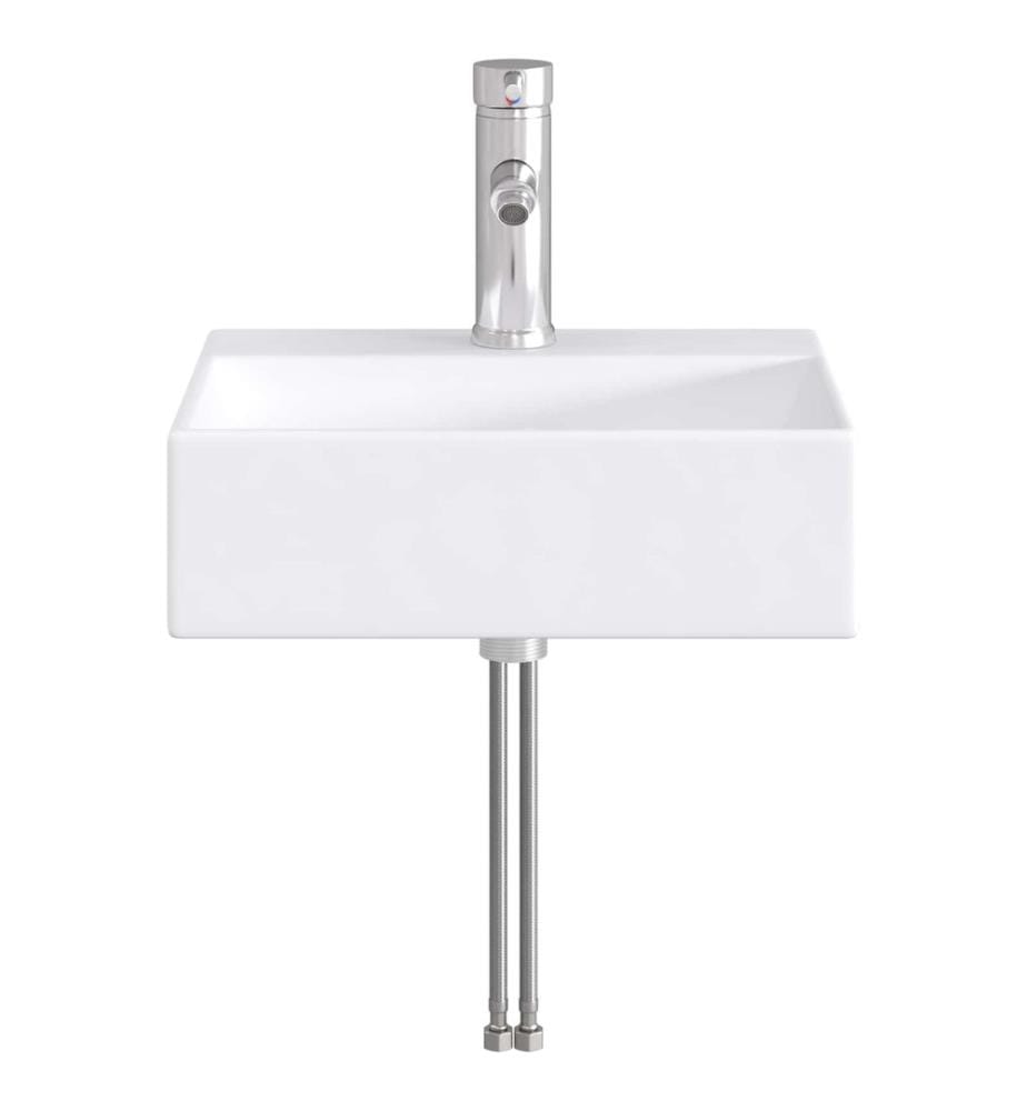 Waschbecken fürs Badezimmer Chrom 39 x 30,5 x 12,5 cm Metall