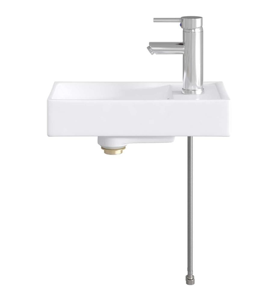 Waschbecken fürs Badezimmer Chrom 40,5 x 22,5 x 11,5 cm Metall