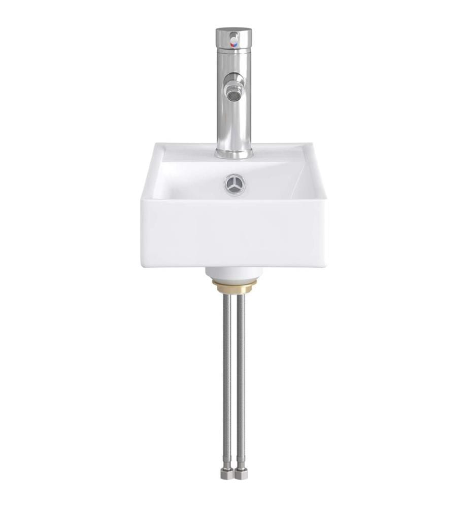 Waschbecken fürs Badezimmer Chrom 40,5 x 22,5 x 11,5 cm Metall