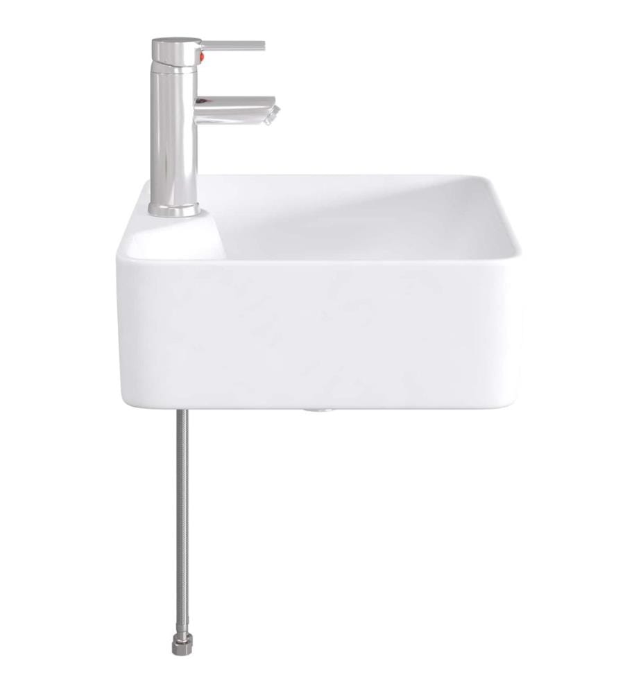 Waschbecken fürs Badezimmer Chrom 48,5 x 37,5 x 13 cm Metall