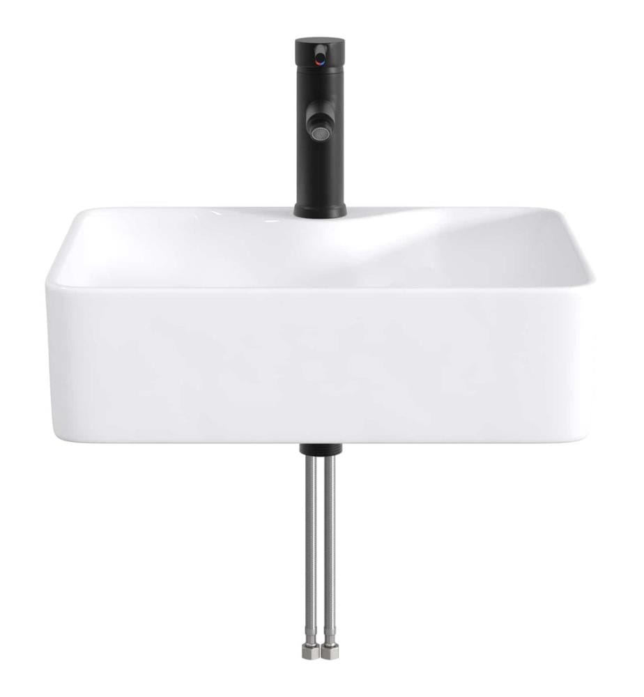 Waschbecken fürs Badezimmer Matt Schwarz 48,5 x 37,5 x 13 cm