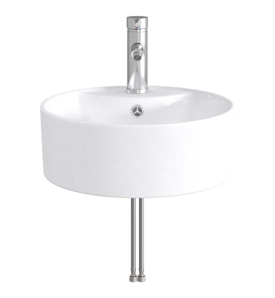 Waschbecken fürs Badezimmer Chrom 40,5 x 40,5 x 15 cm Metall