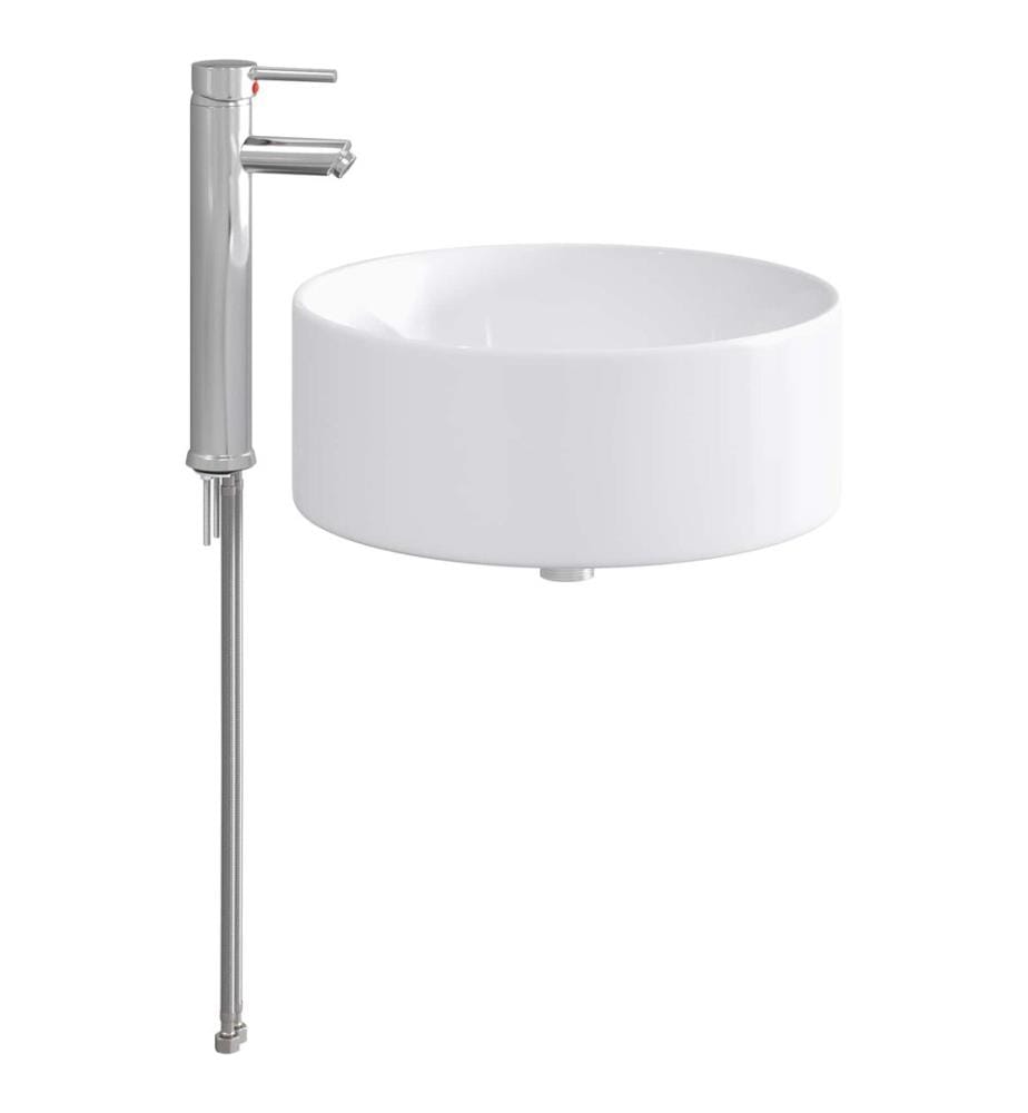 Waschbecken fürs Badezimmer Chrom 40,5 x 40,5 x 15,5 cm Metall