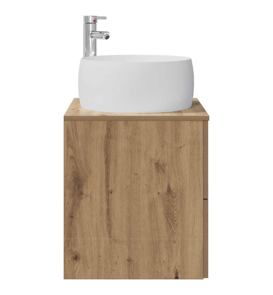 Wandmontierte Waschtisch Artisan-Eiche 49,5 x 44,5 x 66 cm