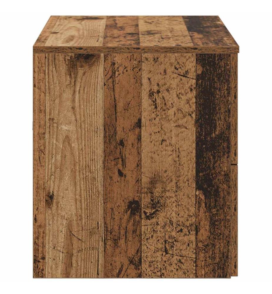 Wandaufbewahrung Badezimmer Altholz 62,5 x 44,5 x 50 cm
