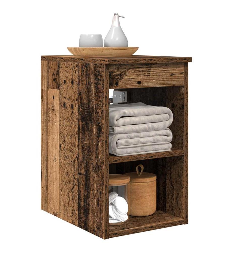Badezimmerschrank Inzwischen Altholz 30 x 41 x 50 cm