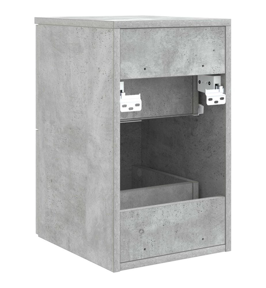 Meuble de Salle de Bain In-between Gris béton 30 x 35 x 50 cm