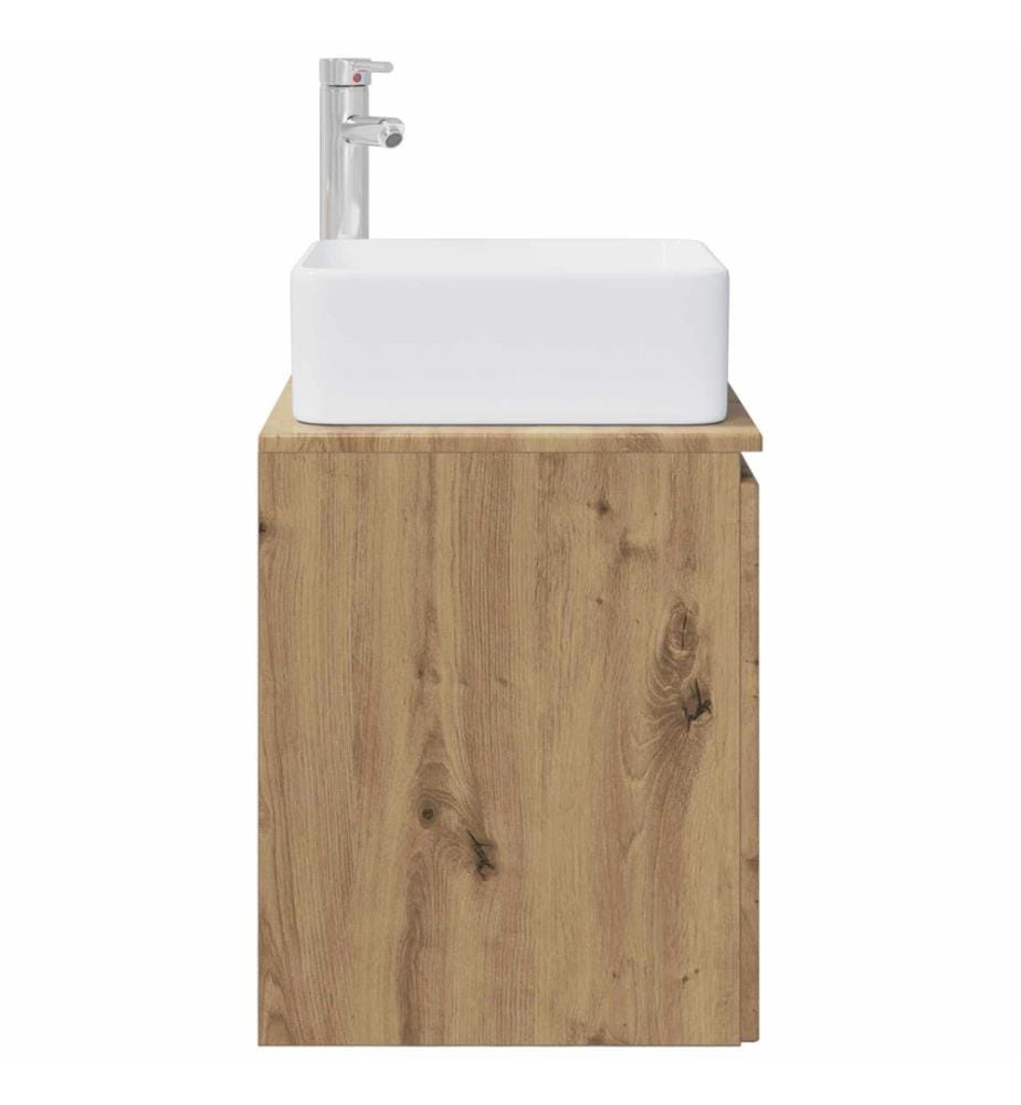 Wandmontierte Waschtisch Artisan-Eiche 53 x 35 x 63 cm