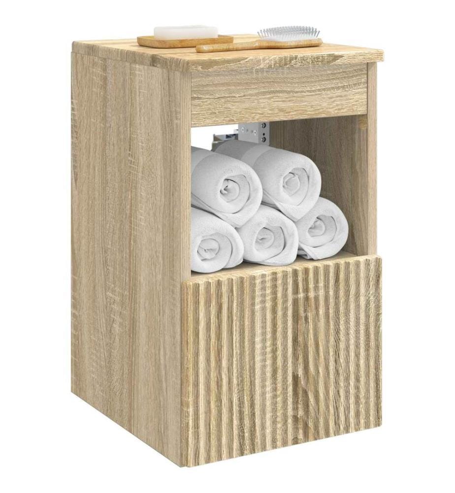 Armoire de salle de bain Chêne Sonoma 30 x 35 x 50 cm