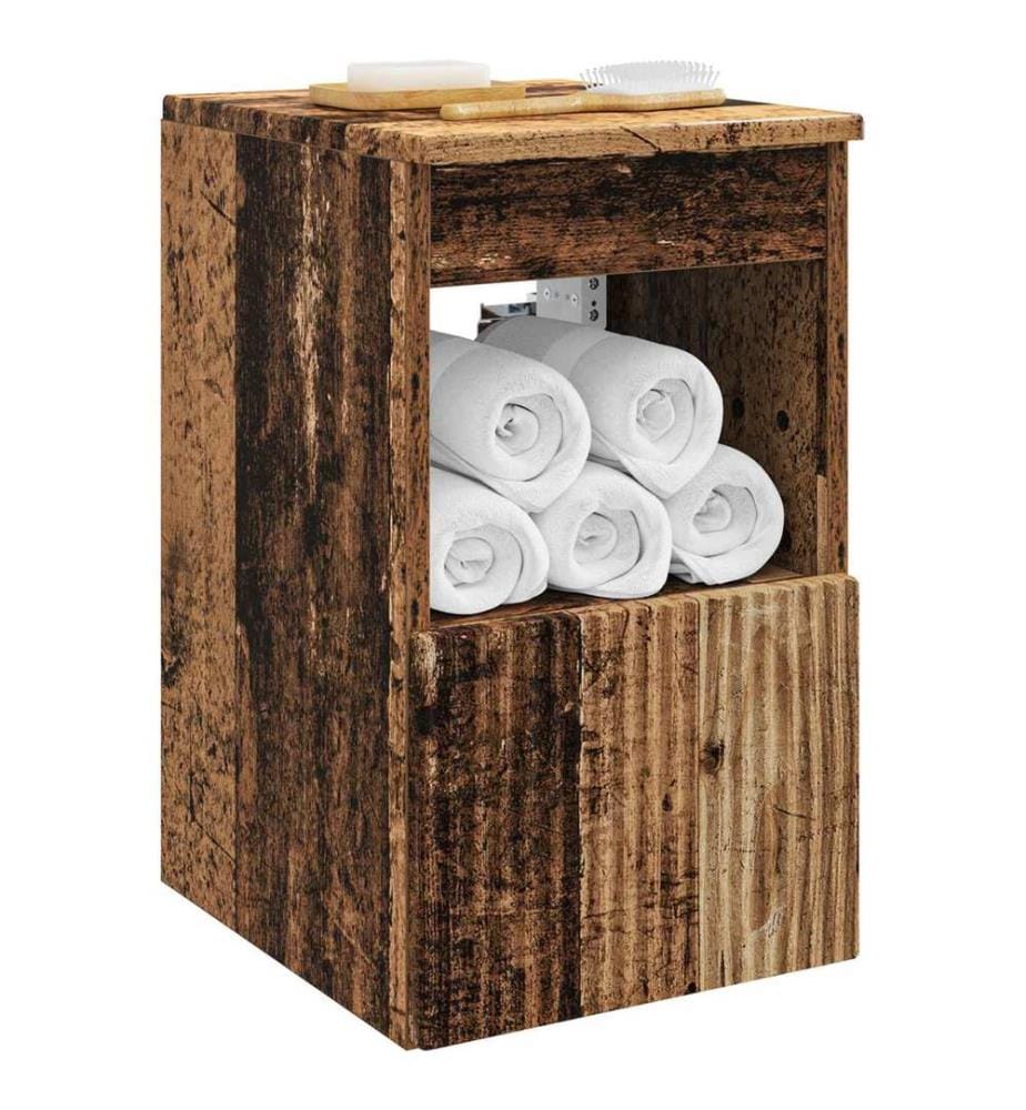 Badezimmerschrank Altholz 30 x 41 x 50 cm Holzwerkstoff