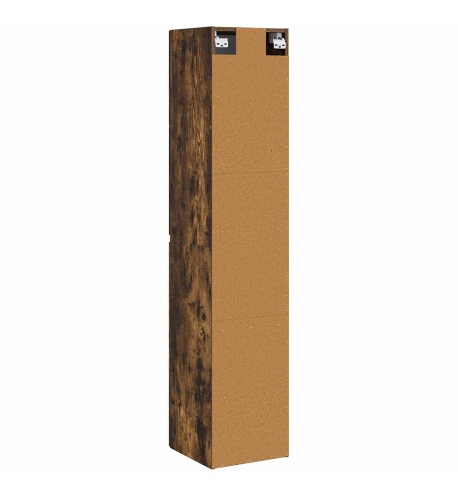 Wandmontierter Badezimmerschrank Geräucherte Eiche