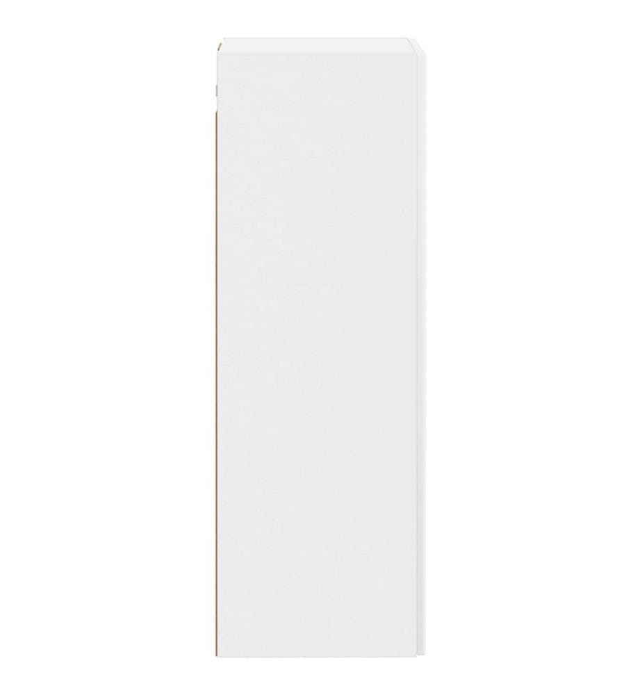 Cabinet de Salle de Bain Mural Blanc 33 x 34,5 x 60 cm