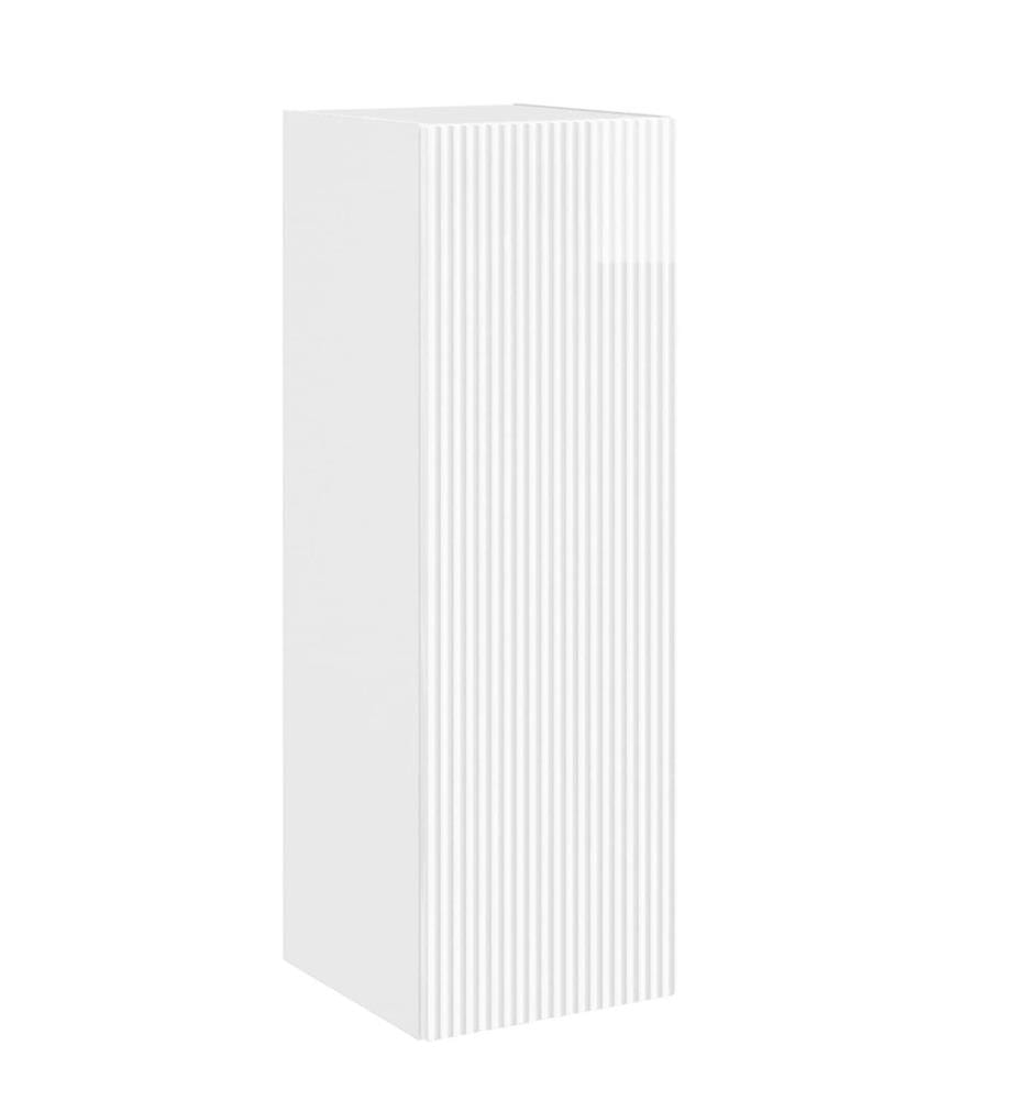 Wandmontierter Badezimmerschrank Hochglanz Weiss