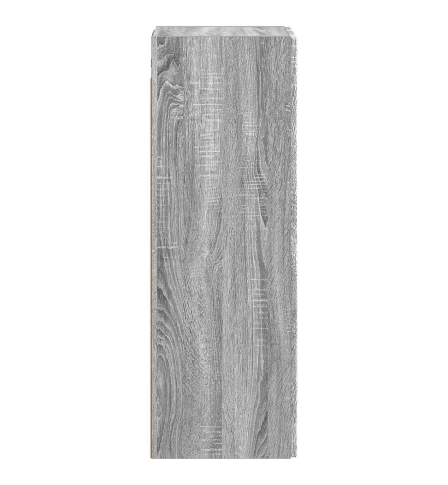Wandmontierter Badezimmerschrank Grau Sonoma 33 x 34,5 x 60 cm