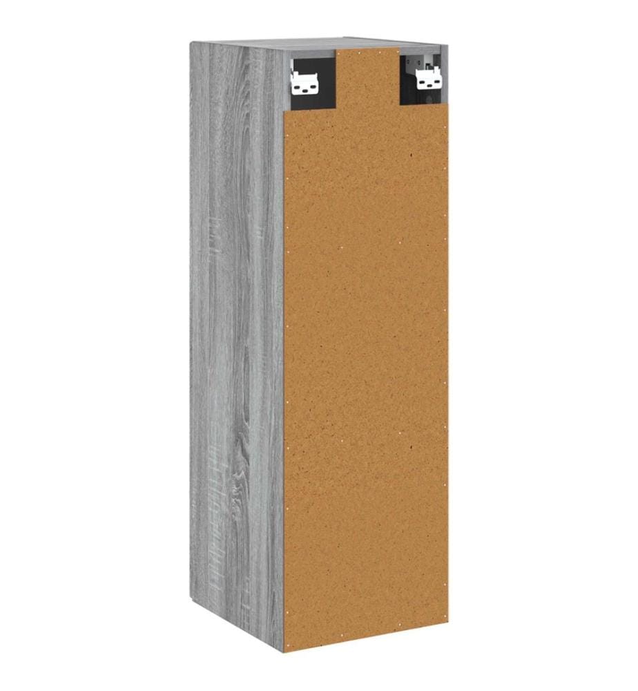 Wandmontierter Badezimmerschrank Grau Sonoma 33 x 34,5 x 60 cm