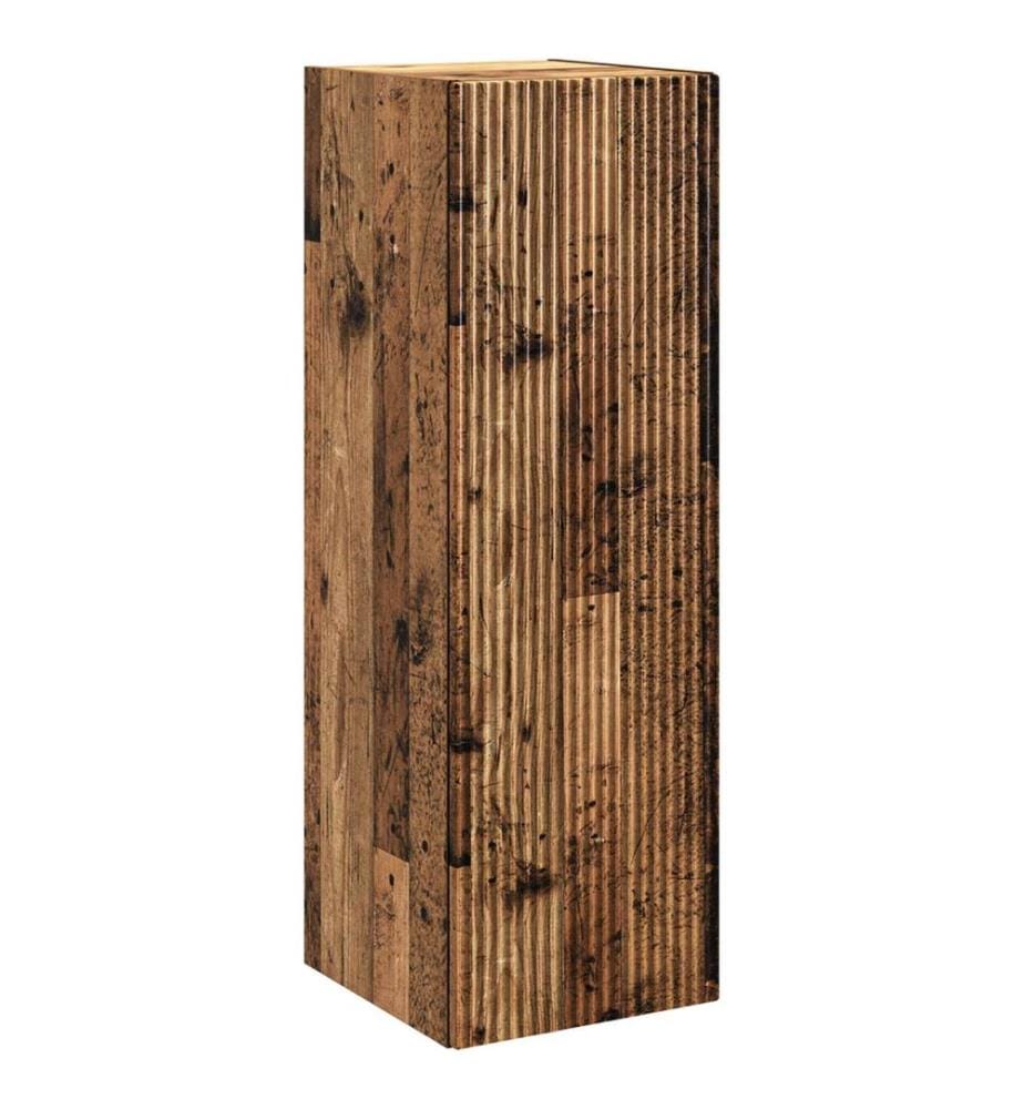 Cabinet de Salle de Bain Mural Bois ancien 33 x 34,5 x 60 cm