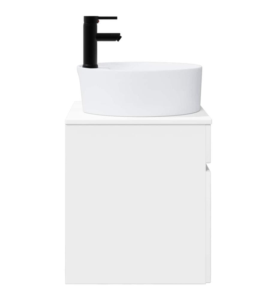 Meuble de lavabo mural Blanc 49 x 44,5 x 65 cm